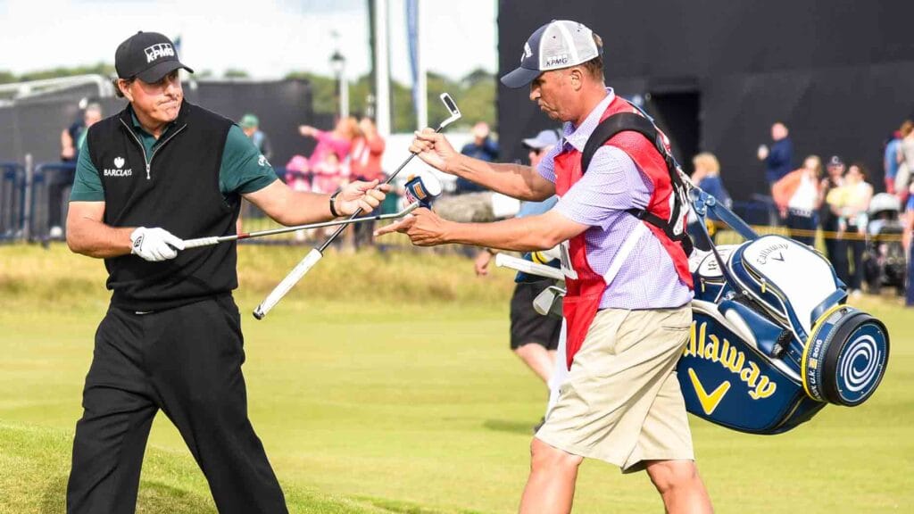 Phil Mickelson’s slow play controversy – and Jim ‘Bones’ Mackay’s brief statement to officials