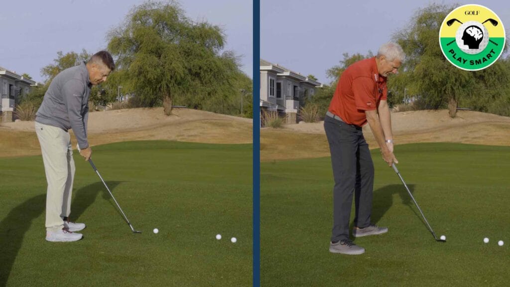 Which method is more effective for hitting a flop: 2 different approaches compared