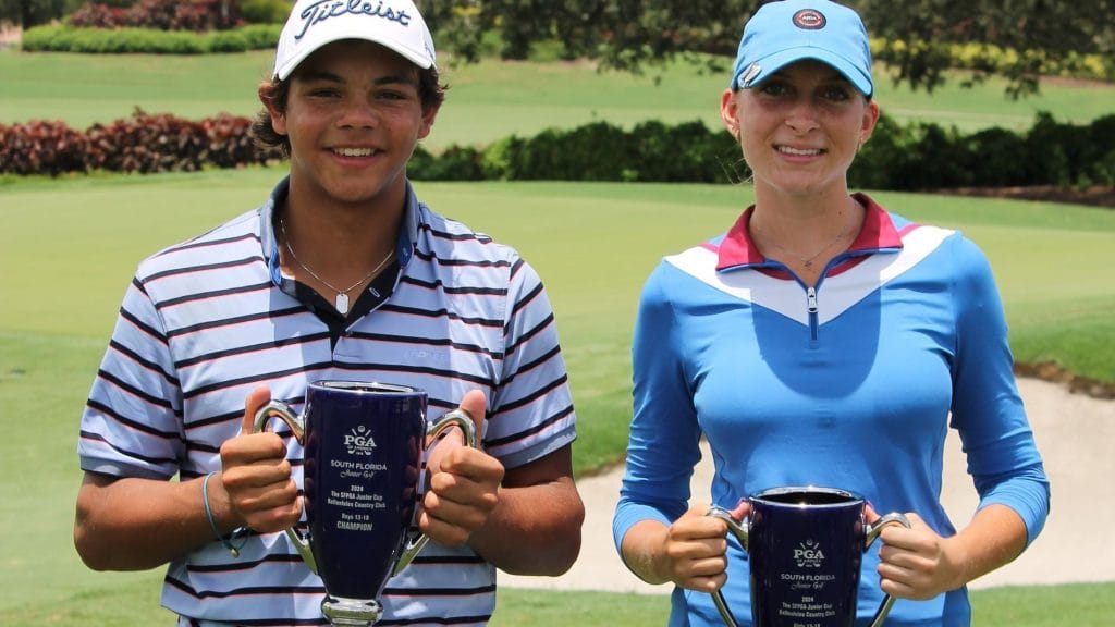 Young golfer Charlie Woods emerges victorious in South Florida PGA Junior Cup