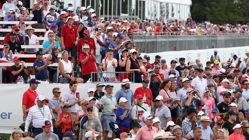 Pictures of supporters of U.S. and European football clubs