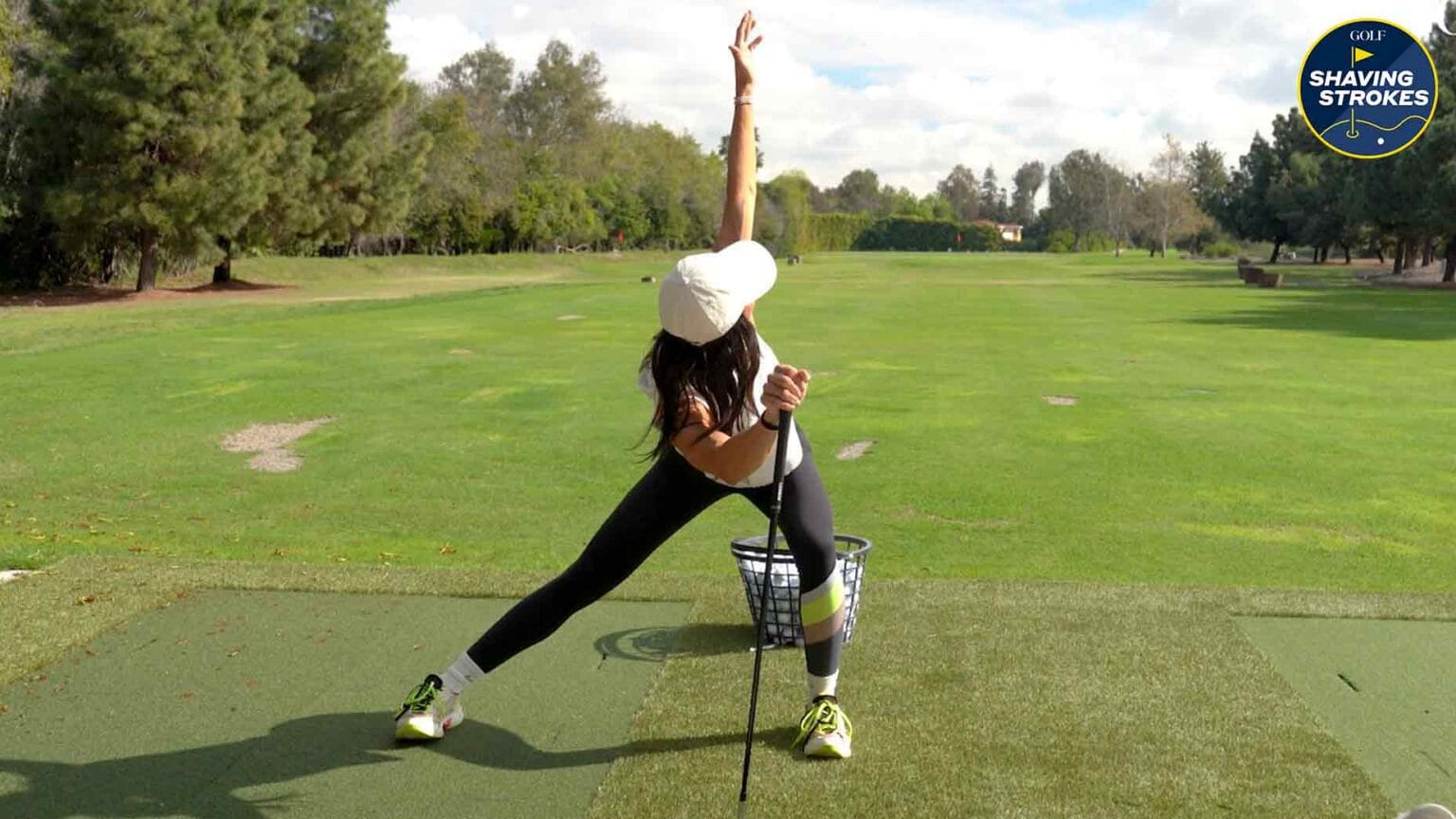A quick and simple 3-minute stretching routine for your pre-round warm-up