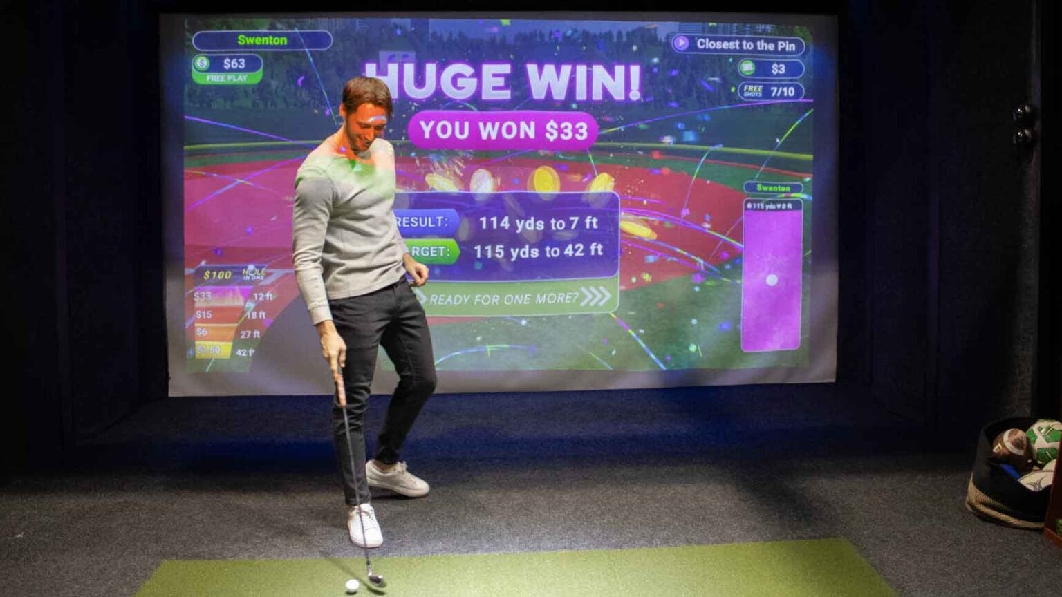 Is this company’s gamble on golf simulator money games a sure bet?