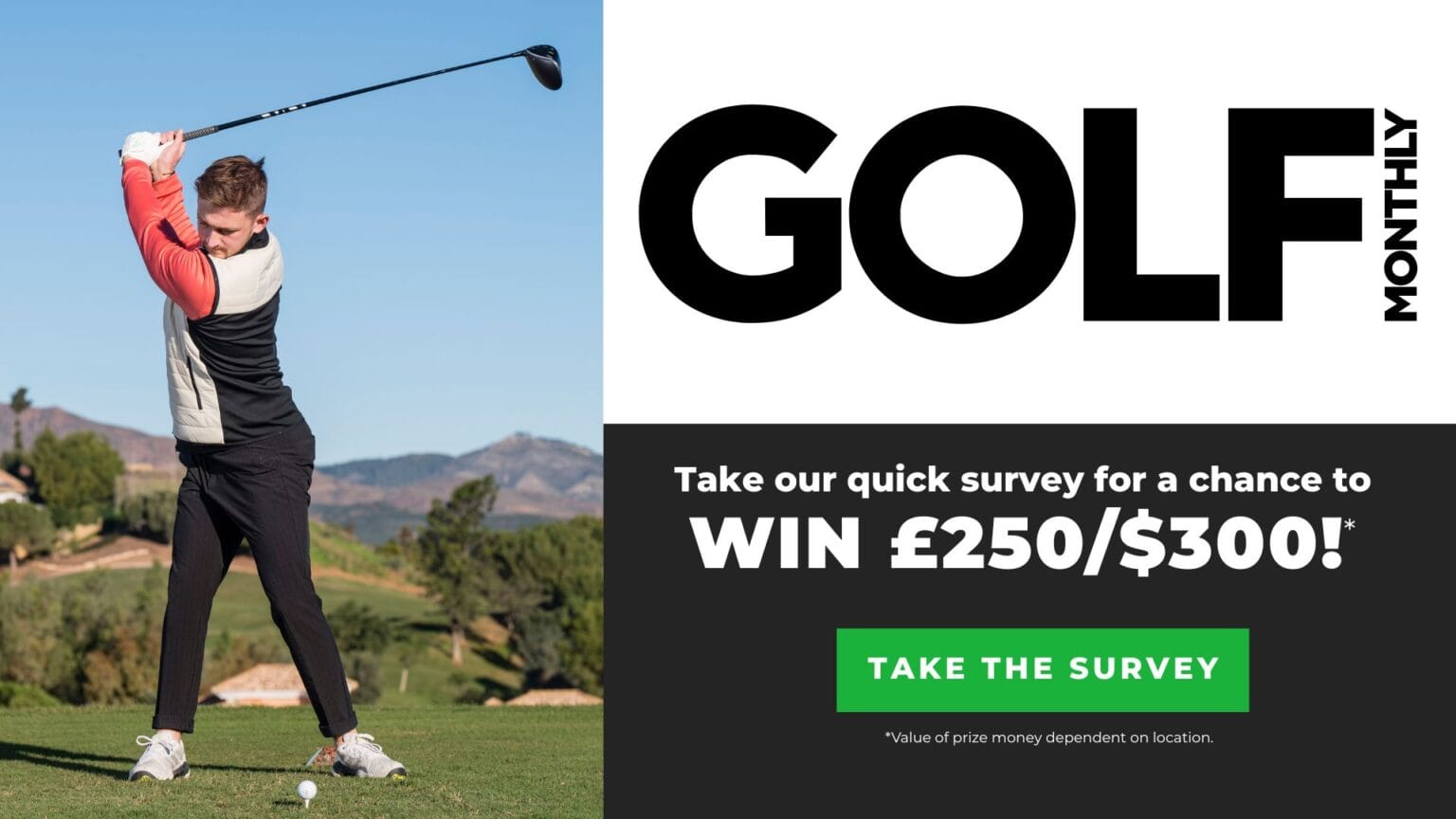 Participate in Our Golf Survey for a Chance to Win a £250/$300 Amazon Gift Card!