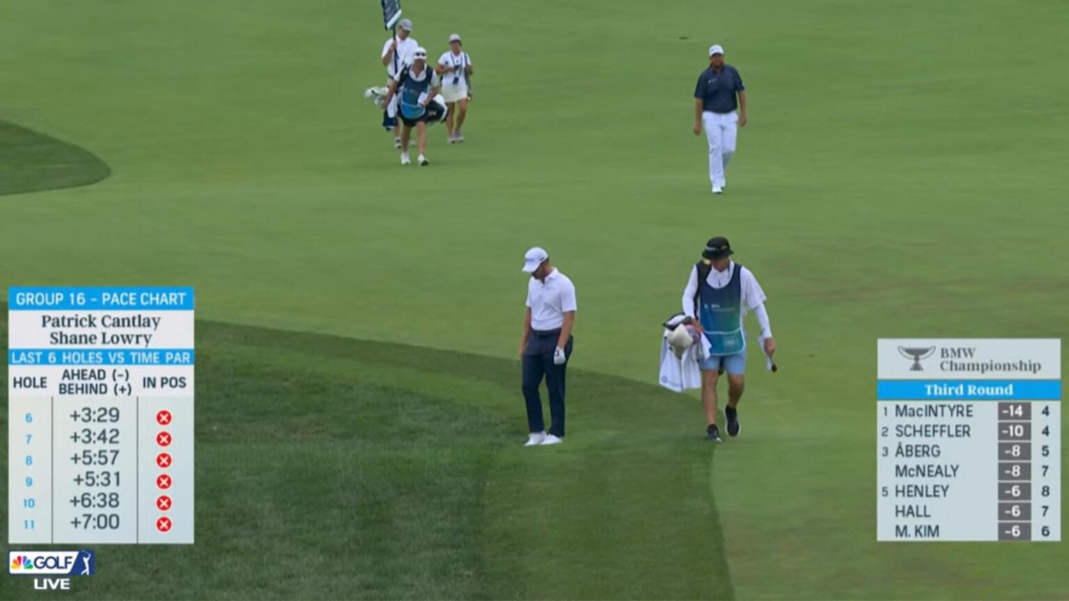 NBC Unveils Eye-Opening New Pace of Play Graphic for PGA Tour Playoffs