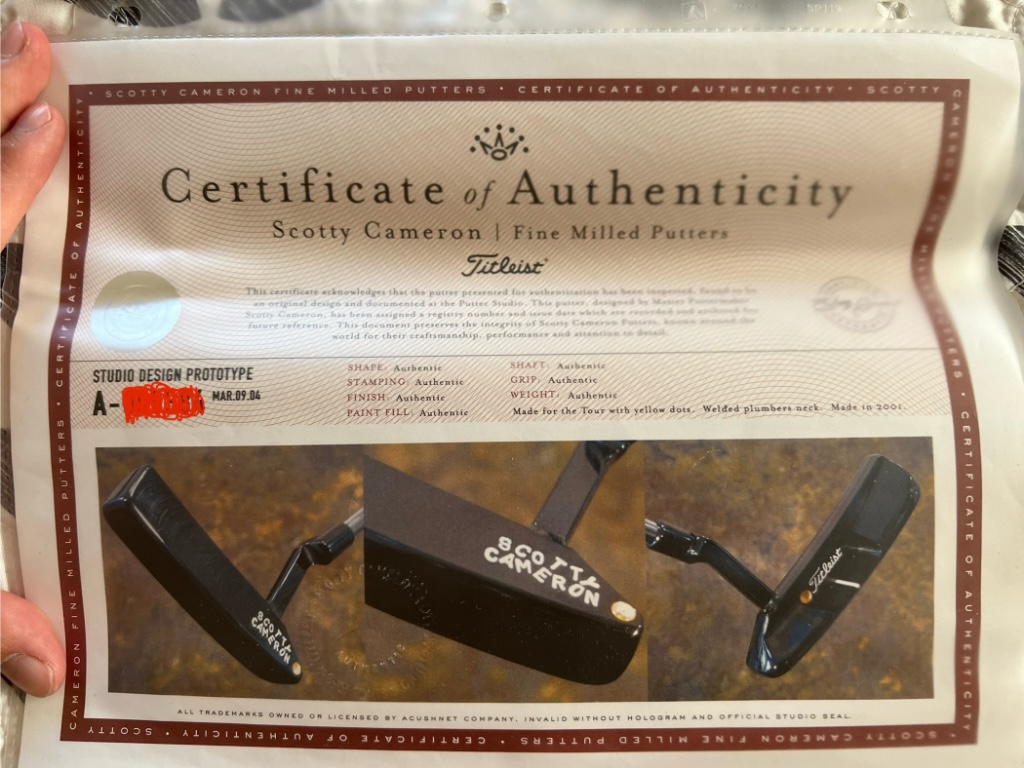 Angle View of Circle T Putter