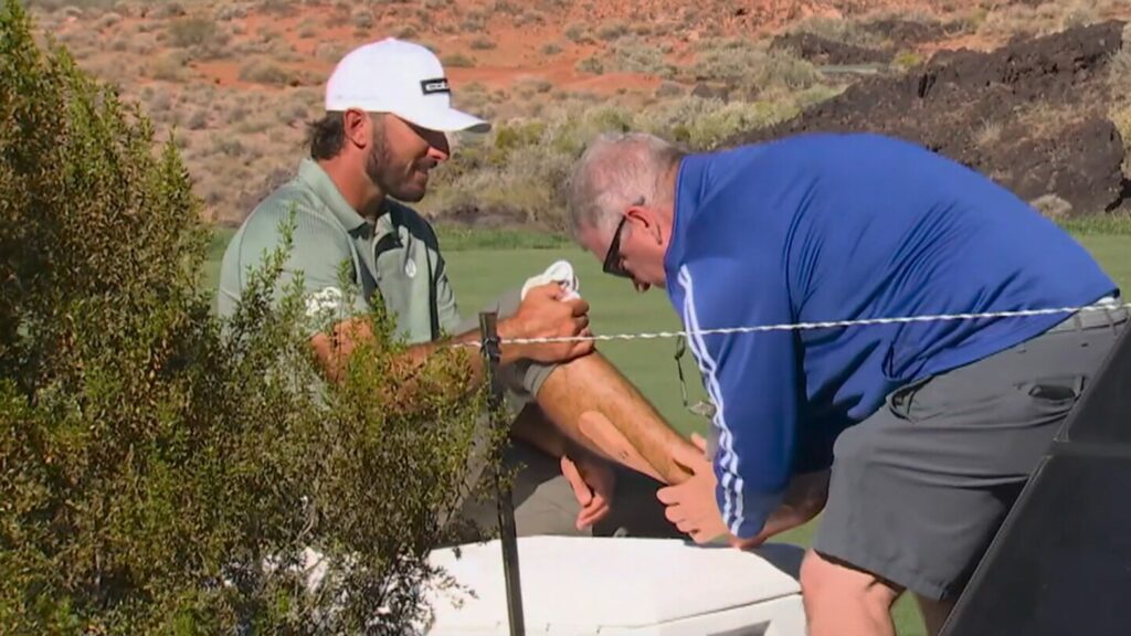 Max Homa Overcomes Ankle Pain to Shoot 66 and Join Utah Contenders