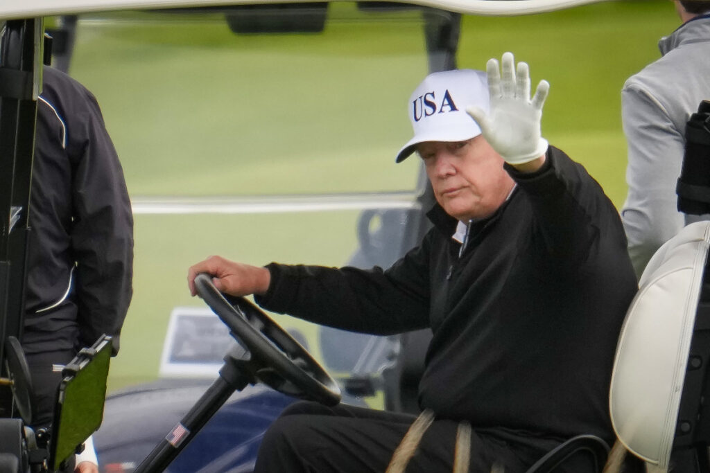 President Trump Reveals His Go-To Snack on the Golf Course