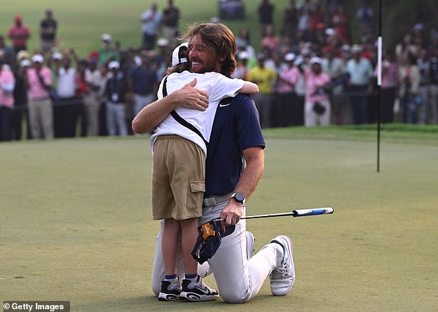 Touching Moment: Tommy Fleetwood Celebrates Tournament Victory with His Son Frankie, 8, Who Inspired His Win