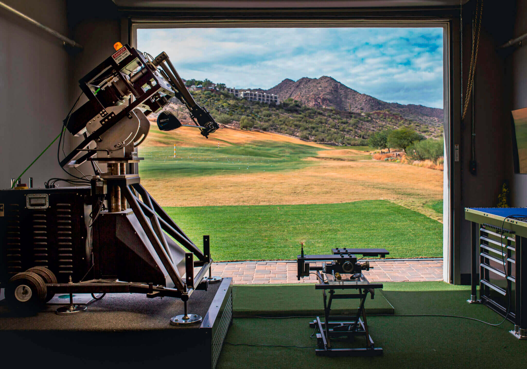 Robot Testing Golf Balls