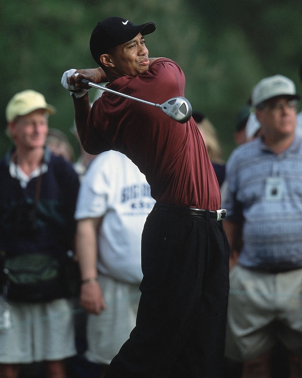 Tiger at the 2001 Masters
