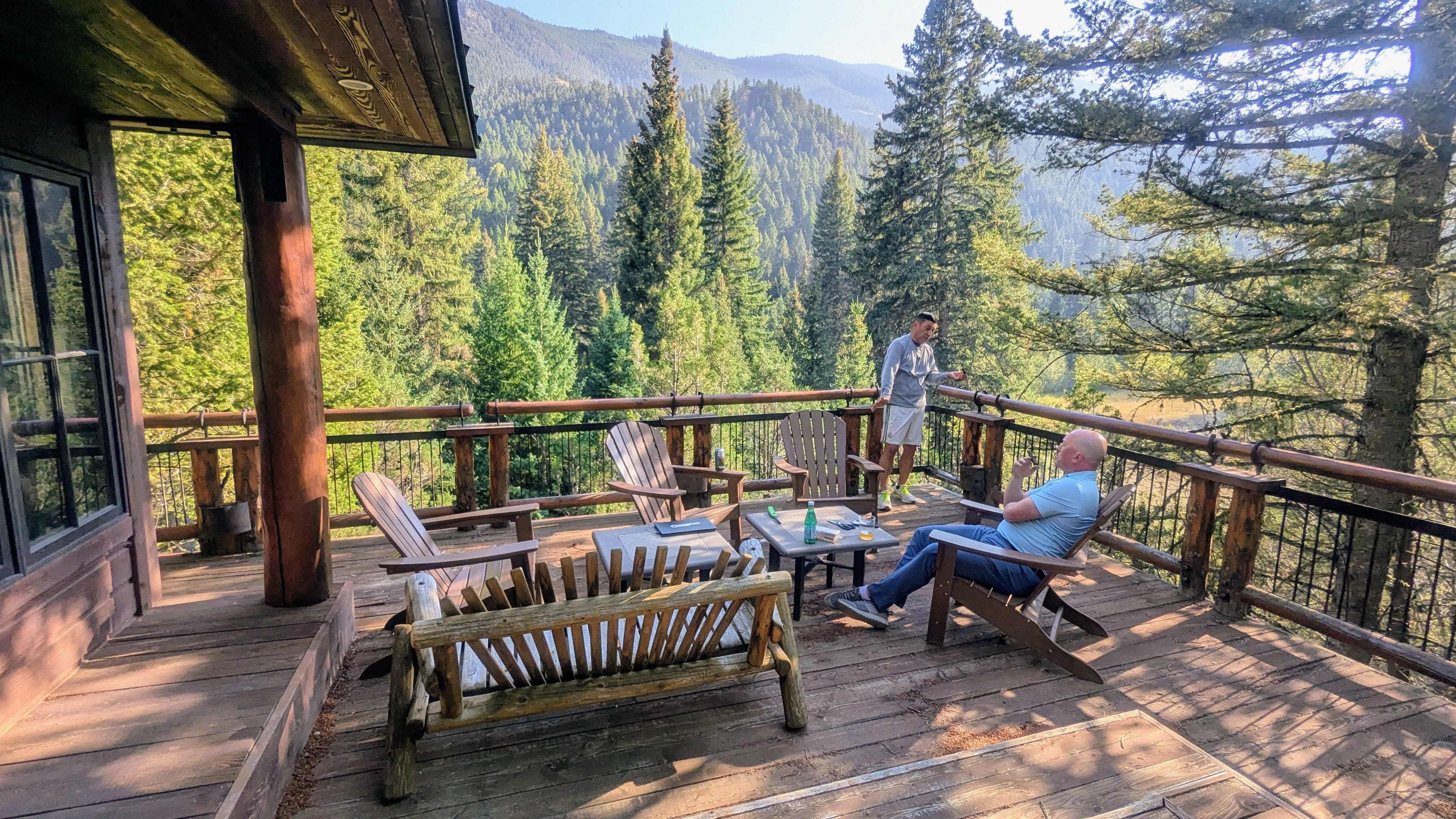 A cabin at Mountain Sky Ranch