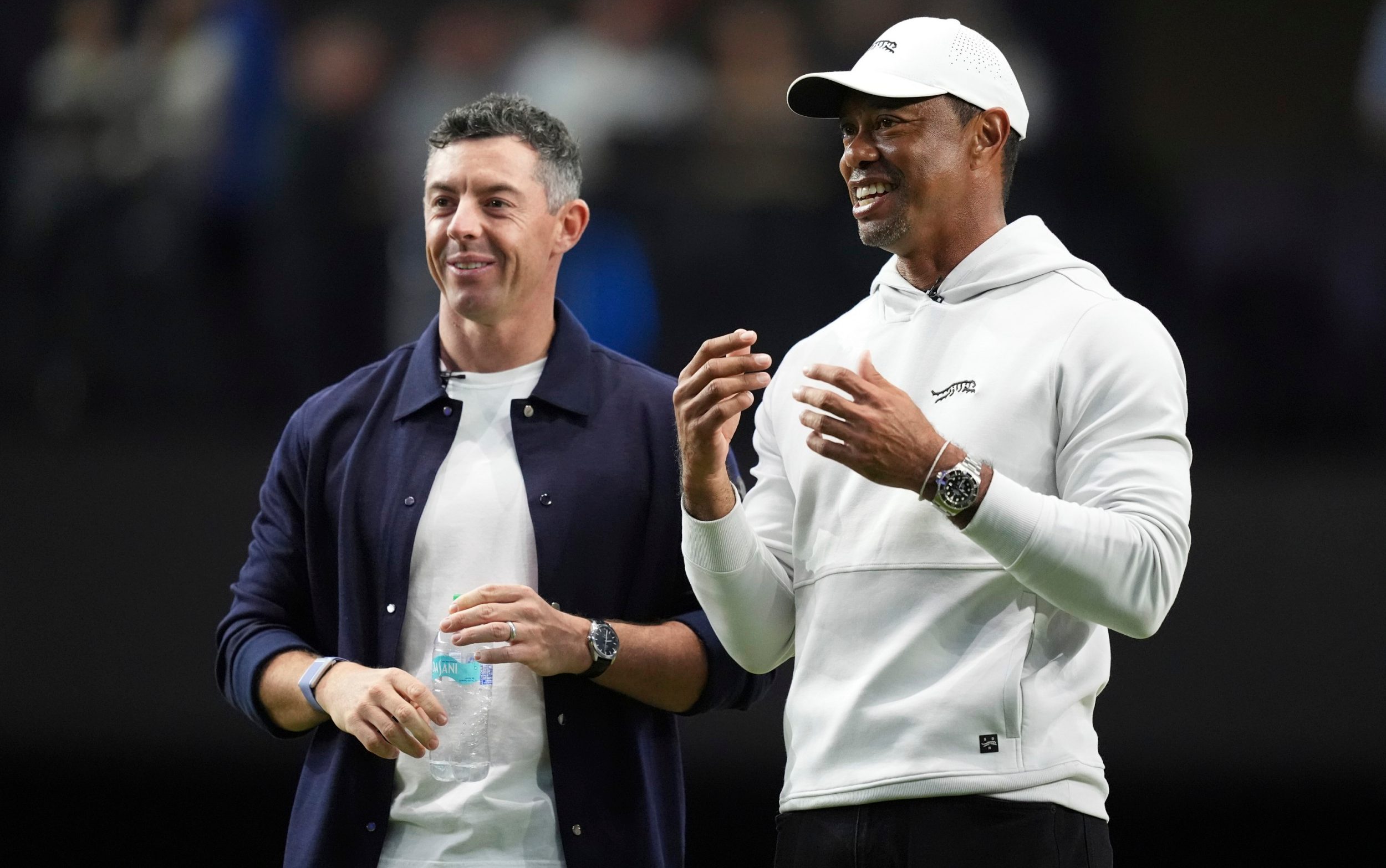 Rory McIlroy and Tiger Woods