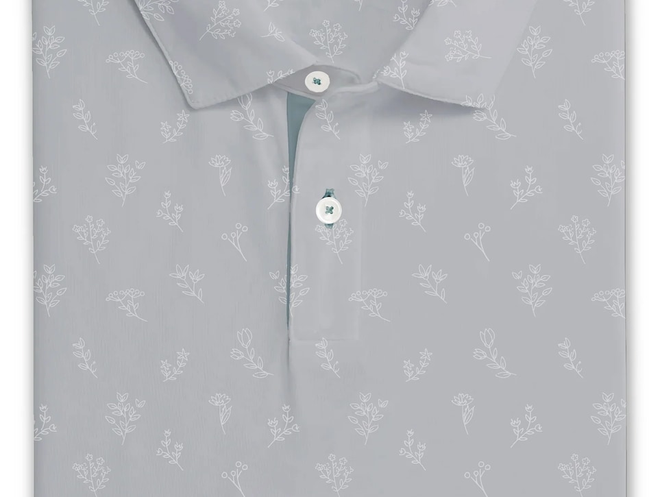 Live Forever Golf Full Bloom Polo