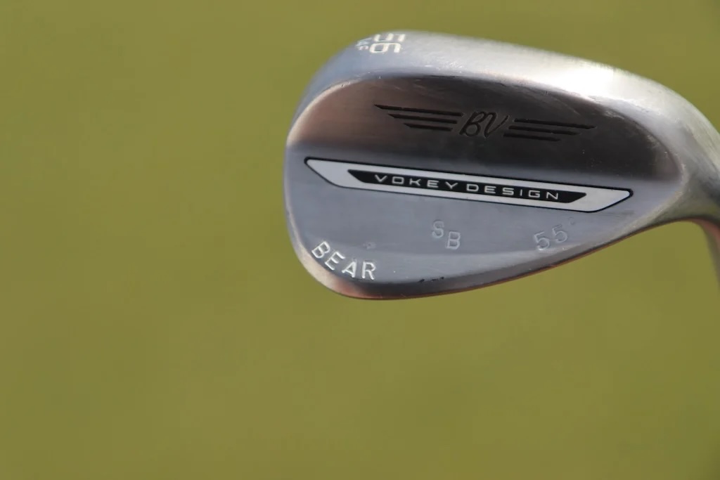 Sam Burns' Wedge Stamped with “Bear”